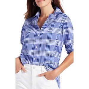 Grayson The Hero Plaid Button Up Shirt Blue Size Small